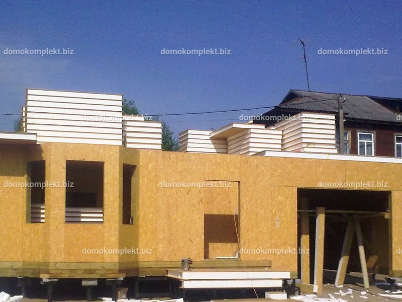 Строительство дома по проекту Каскад